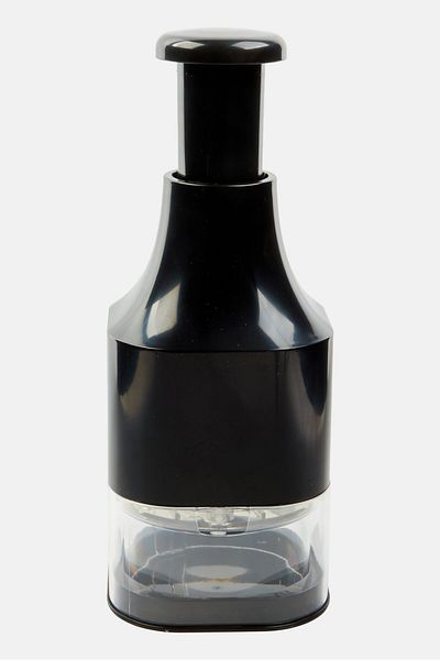 Bombay Food Chopper With Blade Cover, Black