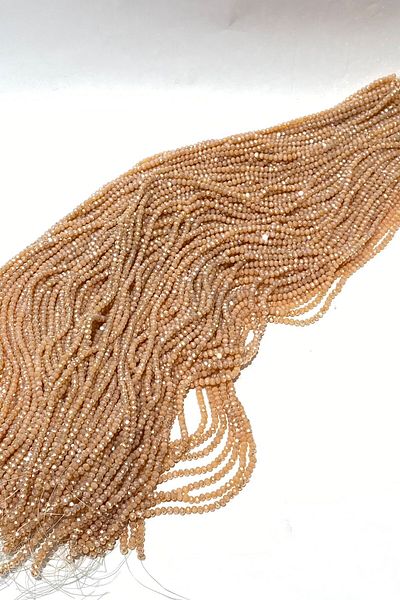 Hayalperest boncuk Dark Cream Crystal Beads 4 Mm