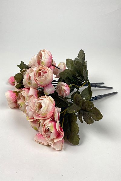 Hayalperest boncuk Salmon Peony Eren Rose Τεχνητό Λουλούδι 3 Μάτσο