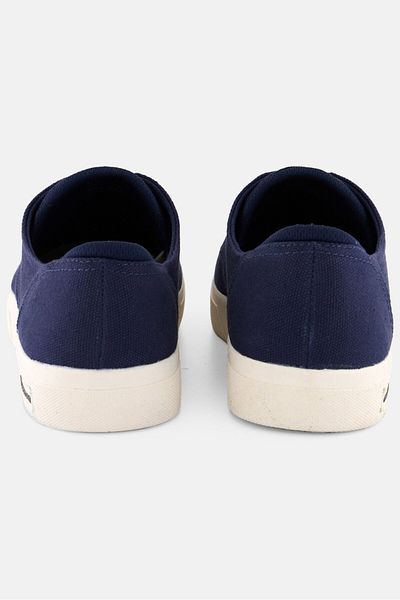 Sun Stone Men Kiva Medium Lace Up Casual Shoes, Navy Blue