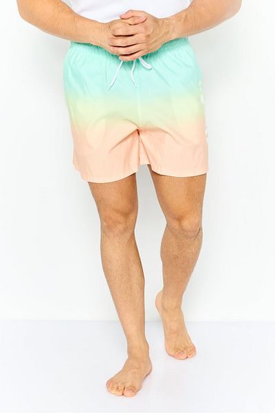 Ellesse Men Brand Logo Board Shorts , Orange Combo