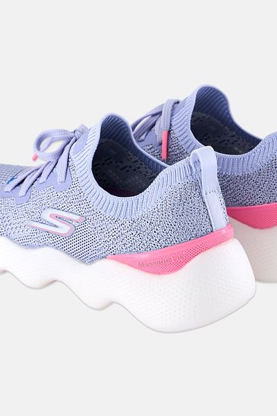SKECHERS Women Go Upsurge Lace Up Walking Shoes, Light Blue