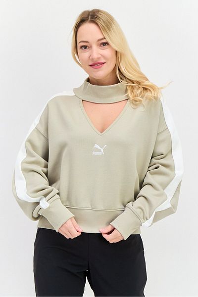 Puma LUXE SPORT T7 Crew Pebble Grey