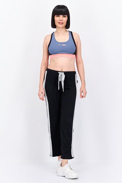 Vince Camuto Women Regular Fit Heather Straight Leg Pants, Black