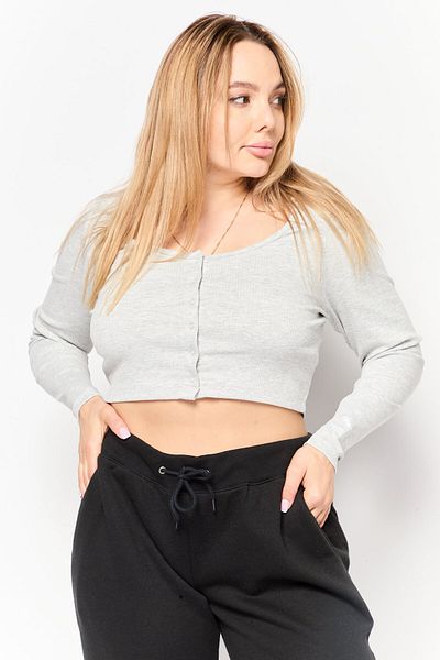 Puma Women Sportswear Fit Long Sleeve Outdoor Top, Light Grey