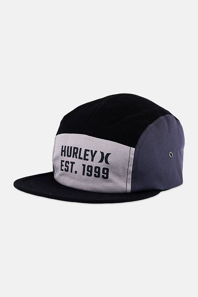 Hurley Men Brand Logo Camp Out Adjustable Cap, Black