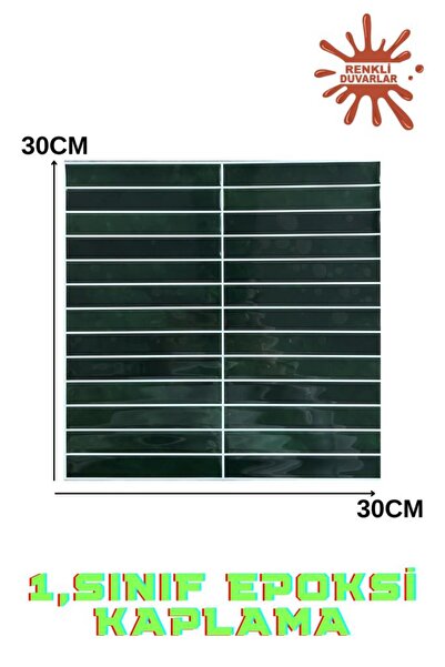 Renkli Duvarlar 3d Yapışkanlı Duvar Kaplama Paneli Mutfak Banyo Salon Ofis 30...