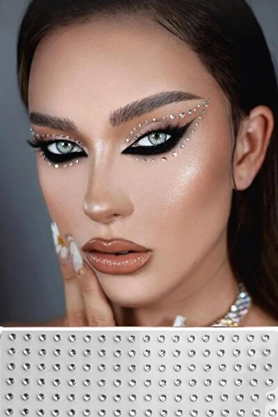 Hayalperest boncuk Taşlı Sticker Saç Vücut Ve Yüz Taşı