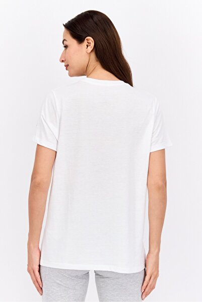 Asics Women Regular Fit Short Sleeve Training T-Shirt, White