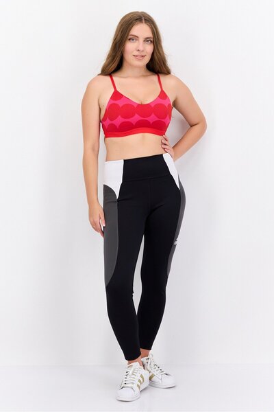 adidas x Marimekko Women Brand Logo Padded Sports Bra, Pink