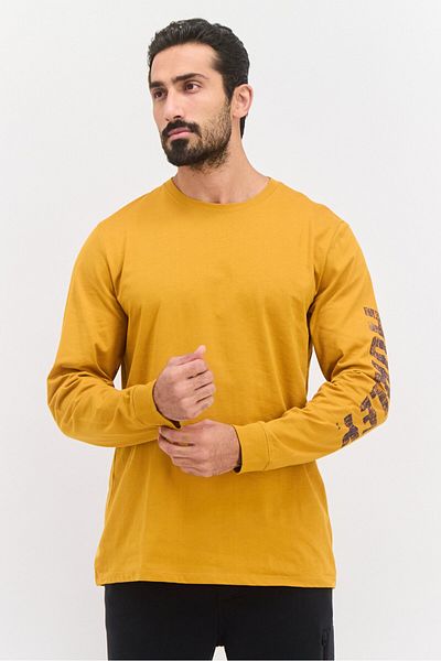 Hurley Men Sportswear Fit Long Sleeve Outdoor Sweatshirt, Rust
