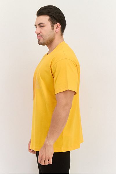 Esprit Men Crew Neck Short Sleeves Embroidered T-shirt, Orange