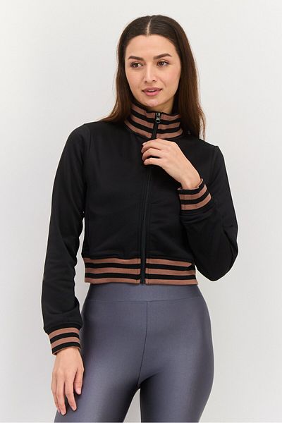 Hurley Women Sportswear Fit Long Sleeve Training Sweatshirt, Black