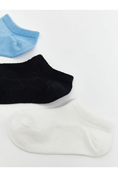 LC Waikiki Lcw Eco Basic Baby Boy Booties Socks 3-Piece