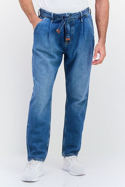 Scotch & Soda بنطلون جينز رجالي ضيق بحزام قابل للتمدد، أزرق