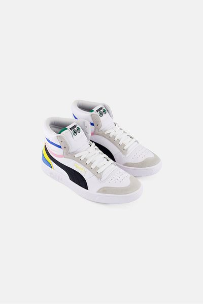 Puma Men Ralph Sampson Mid Lace Up Outdoors Shoes, White