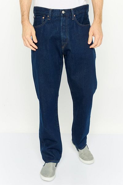 GAP Men Regular Fit Solid Non Stretchable Denim Jeans, Navy