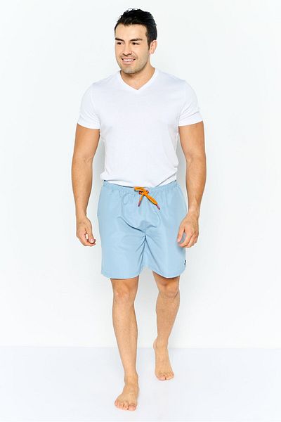 Ellesse Men Brand Logo Board Shorts, Slate Blue