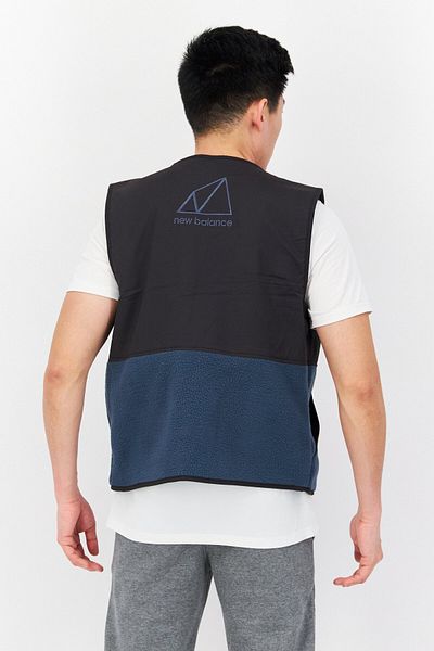 New Balance Men Sportswear Fit Sleeveless Outdoor Vest, Black