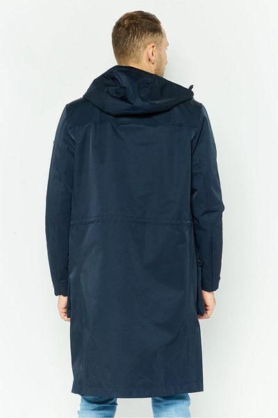 Armani Exchange Men Solid Hooded Jacket, Navy