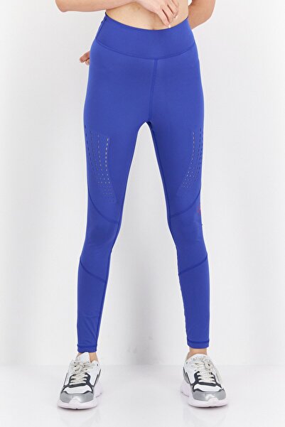 adidas بنطلون رياضي ضيق للتدريب للنساء من ستيلا مكارتني، أزرق