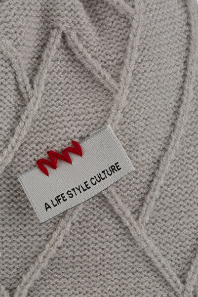 Nordbron Чоловіча відкрита сіра шапка з м'яким візерунком, еластична, з подвійним складанням, зимова, з логотипом, базова трикотажна шапка Bonham