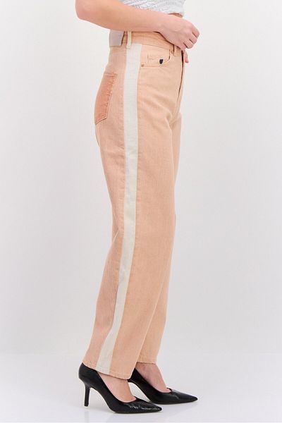 Scotch & Soda Women Regular Fit Straight Leg Solid Pants, Pink