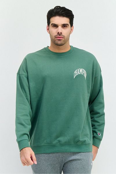 Champion Men Baggy Fit Long Sleeve Outdoor Sweatshirts, Sage Green