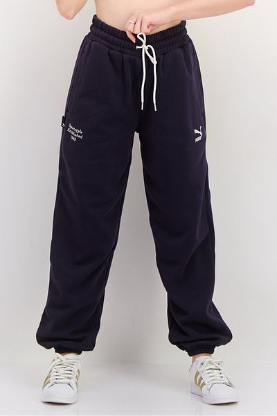 Puma Women Relaxed Fit Training Team Sweatpants, Navy
