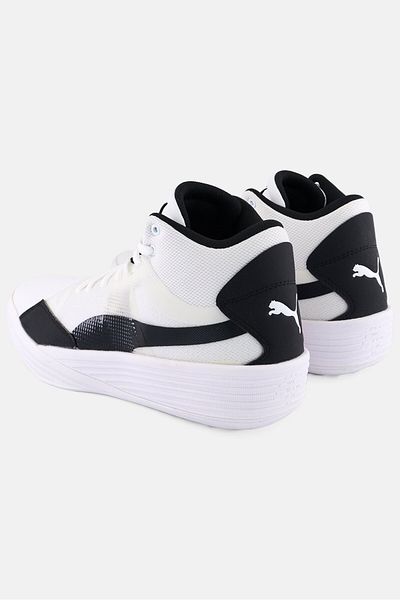 Puma Men Clyde All -pro Team Mid Basketball Shoes, White