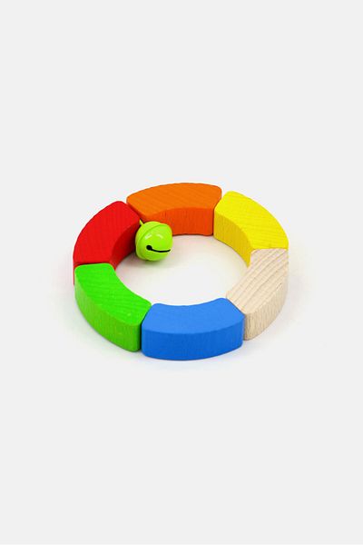 Eichhorn Baby Grasping Circle Toy, Orange