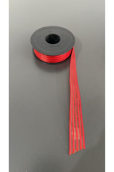edalle Dowry and Bundle Ornament Bundle Bride 1 Meter Striped Chiffon Ribbon Design 25mm X 1 Meter