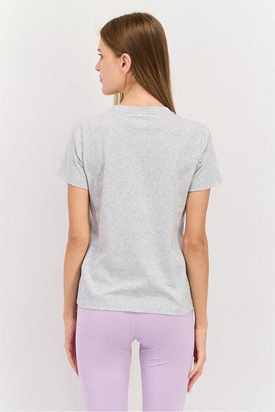 Champion Women Sportswear Fit Short Sleeve Training Tops, Heather Grey