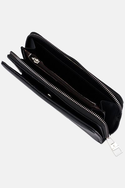 London Fog Women Brand Logo Wallet 11 H x 18 L x 2 W cm, Black