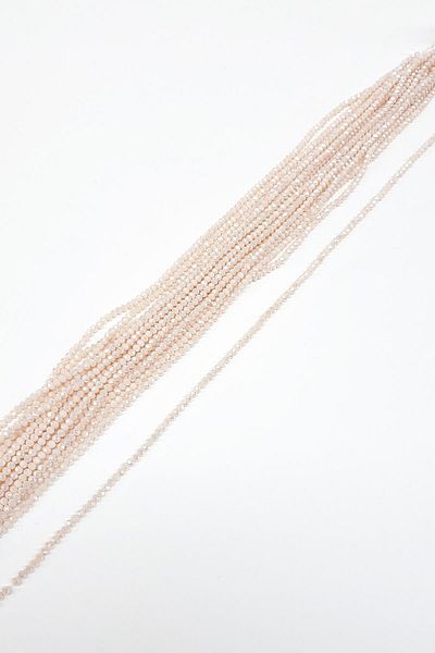 Hayalperest boncuk Plated Cream Crystal Beads 4 Mm