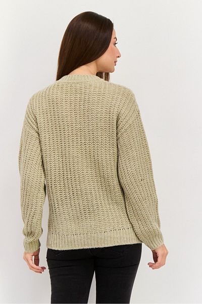 Esprit Women Crew Neck Knitted Sweater, Beige