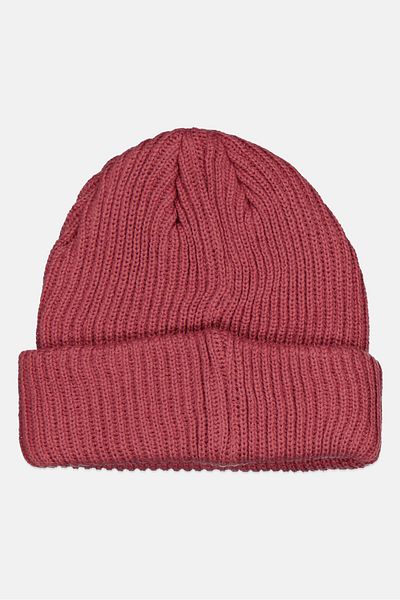 Hurley Women Brand Logo Beanie, Pink