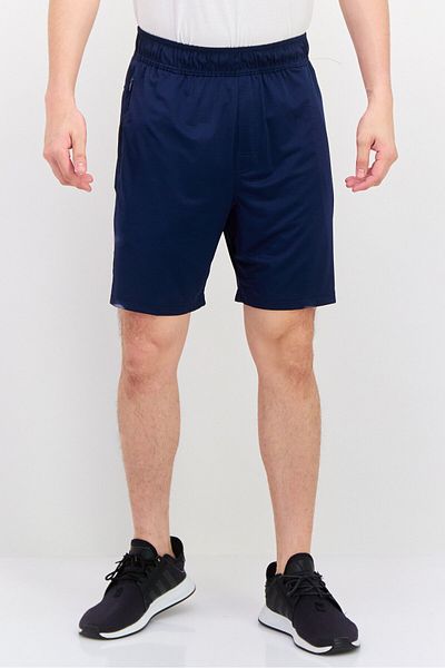 Legend Men Sportswear Fit Drawstring Training 7 Inseam Shorts, Navy