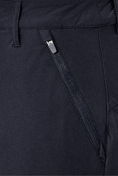 Tchibo Women Regular Fit Solid Trouser Pant, Navy