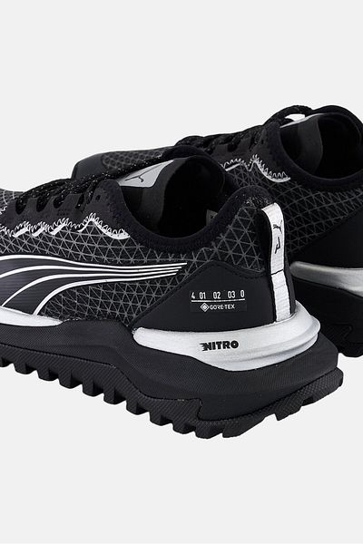 Puma Women Voyage Nitro 2 Gtx Lace Up Running Shoes, Black
