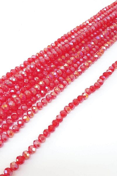Hayalperest boncuk Janjanli Red Crystal Bead 6 Mm