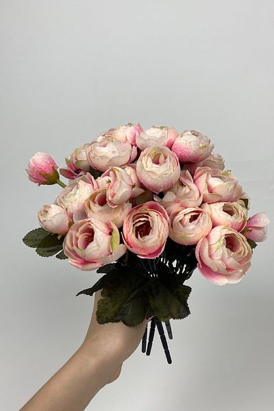 Hayalperest boncuk Peony Eren Rose Τεχνητό Λουλούδι 3 Μάτσο