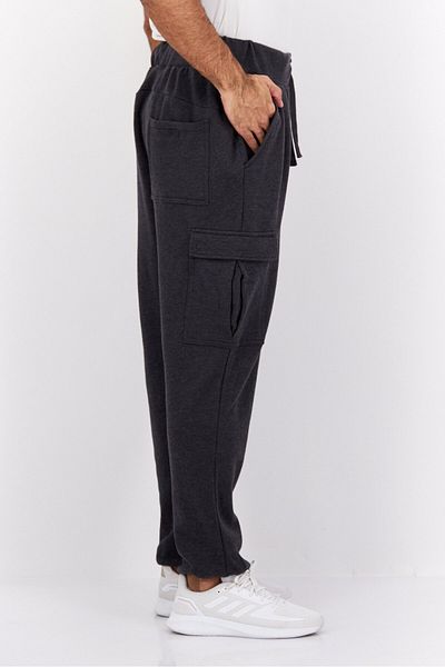 BENCH Men Sportswear Fit Brand Logo Outdoors Sweatpants, Black