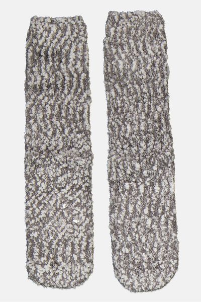 Dress Barn Women 1 Pairs Textured Socks, Grey