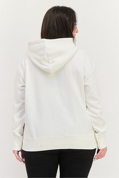 Esprit Women Hooded Long Sleeve Plain Hoodies, White