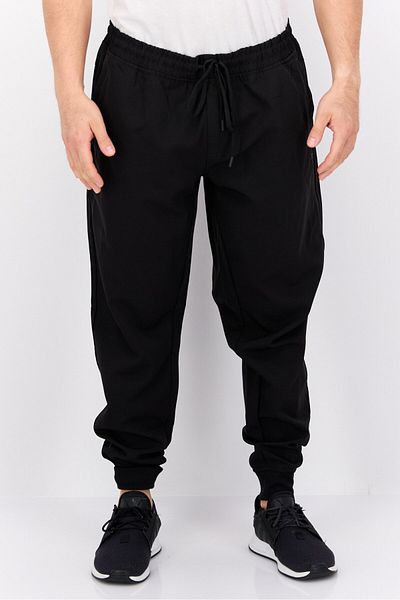 Legend Men Regular Fit Solid Jogger Pants, Black