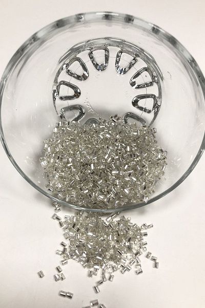 Hayalperest boncuk Στριφτές χάντρες κοπής - Silver Nanny