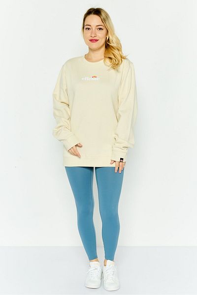 Ellesse Women Sportswear Fit Long Sleeves Outdoor Sweatshirt, Off White