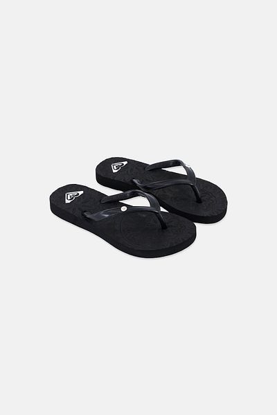 Roxy Kids Girl Slip On Slippers, Black