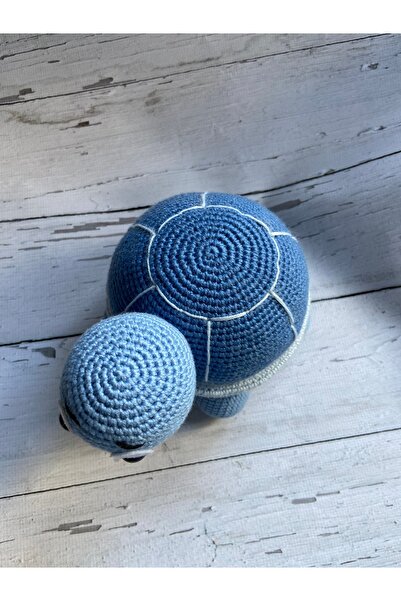 Kukaoyuncak Amigurumi Oyuncak Kaplumbağa Tospik 15x15 cm